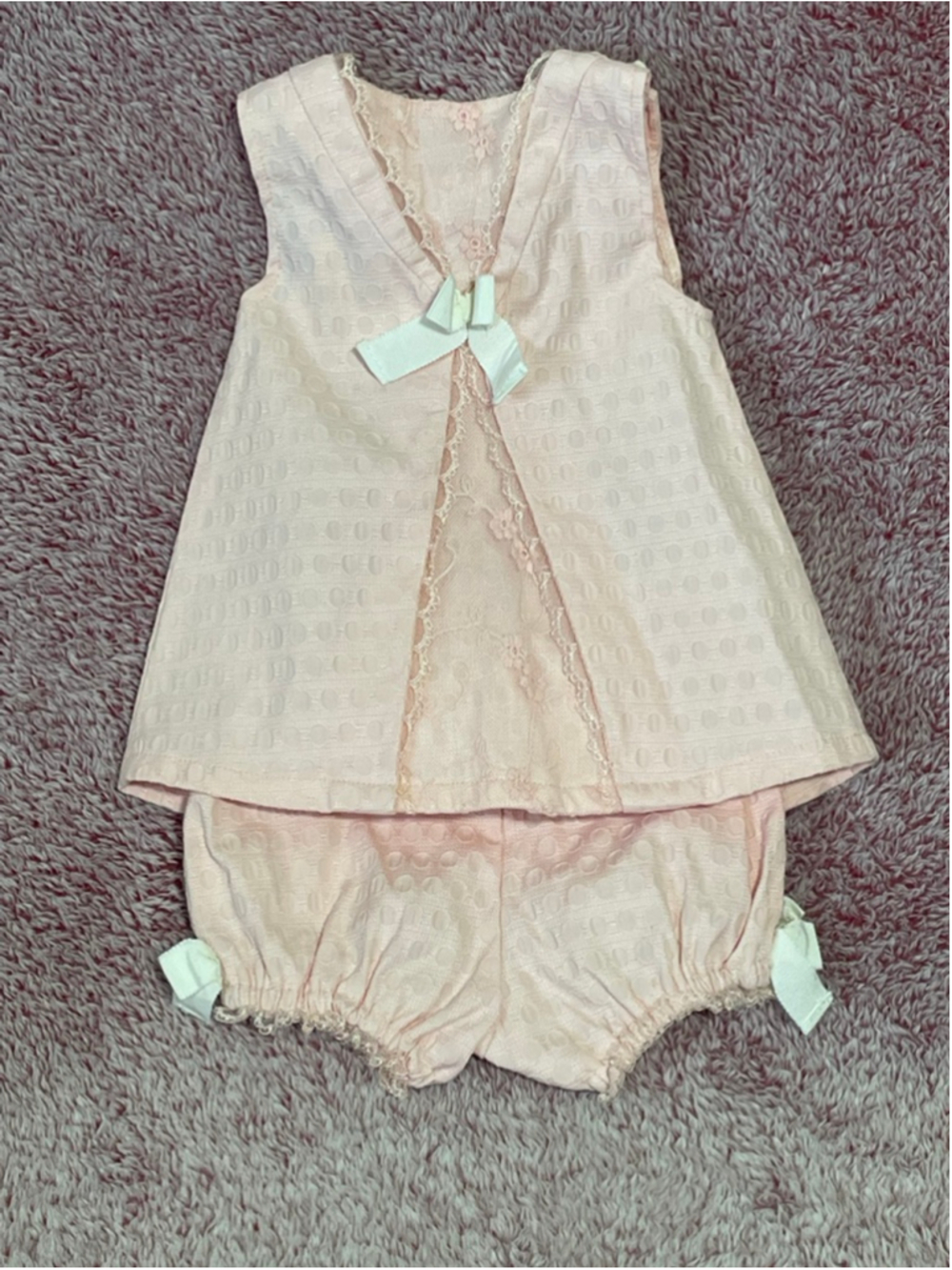 Girls Heirlooms by Polly Flinders Pink 3-6 Months - Picture 6 of 7